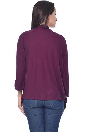 Image of Frenchtrendz Womens's Viscose Crepe Shrug(Size: XS-4XL)