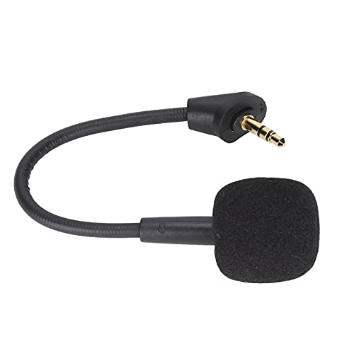 Detachable Microphone Mic, Mic Replacement Microphone Boom Replacement Headset Microphone for Kingston Cloud Alpha 3.5mm Jack
