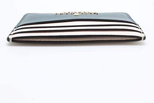 Kate Spade New York Staci Small Slim Card Holder Peacock Sapphire Multi #TOP2