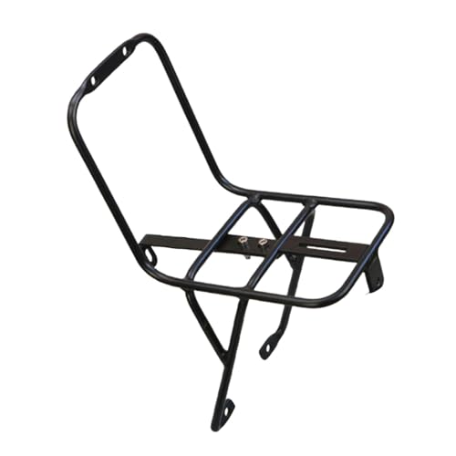 LOVIVER Fahrrad-Frontträger, Gepäckablage, Gepäckträger, Metall-Gepäckträger, Kofferraum-Halter für Picknick, Fernradfahren, Faltrad, V-Typ-Bremse