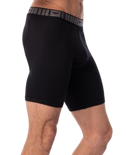 AMERICAN HEAVEN Men's Boxer Briefs | Ultra Soft Micro Fiber Stretch Fitted Boxer Brief -Pack of 63