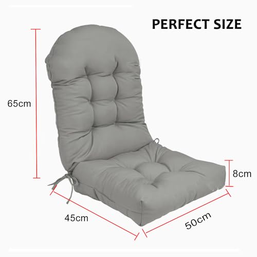 Cuscini impermeabili per sedie con schienale, imbottiti, per interni ed esterni, accessori per mobili eleganti e confortevoli