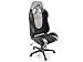 FK sport sedile ufficio sedia girevole Racecar excecutive sedia ufficio nero/grigio FKRSE248