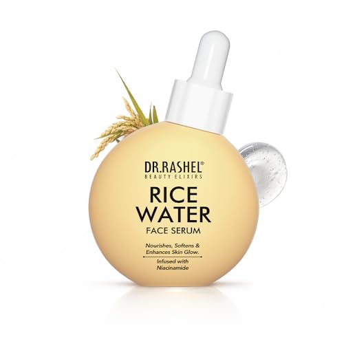 Image of DR.RASHEL Rice Water Face Serum with Niacinamide, Lightweight Formula for Glowing Hydrated Skin 30ml