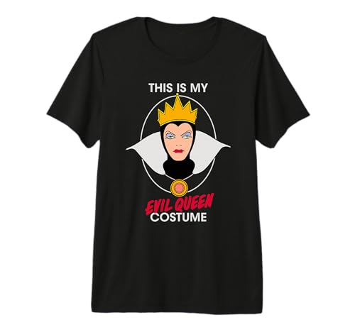 T-shirt Disney Villains haut imprimé Evil Queen de qualité supérieure pour Halloween