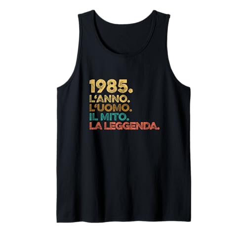 Hombre Anno hombre Mito leyenda – cumpleaños regalo vintage 1985 Camiseta sin Mangas