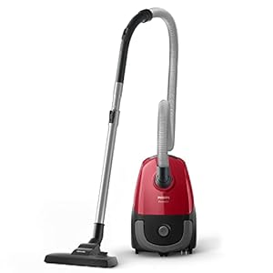 Philips Stofzuiger met zak PowerGo – 900 Watt – Actieradius van 9 meter – Met allergiefilter – Geschikt voor alle vloeren – Stofcapaciteit van 3 liter – Instelbare zuigkracht – FC8243/09