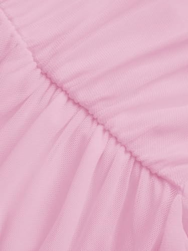 Floerns Women's Asymmetrical Side Ruched Ruffle Trim Low Waist Mini Skirt3