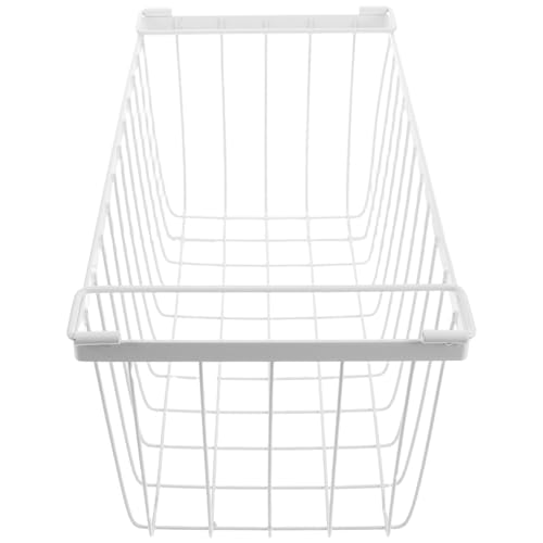 IMIKEYA 冷蔵庫吊り下げ収納バスケット 多デザインで冷凍庫やキャビネットに対応 夏用仕切り付きで効率的に整理可能 小型で省スペース設計