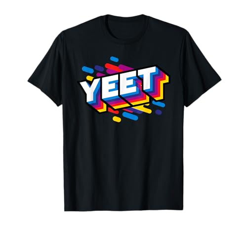 Celebración Yeet Camiseta De Moda Para Niños Meme Slogan Yeeting Camiseta