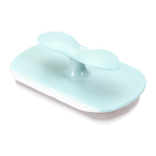 Image of PATIKIL Kitchen Sponge with Handles, 1Pcs Cellulose Sponges Cleaning Brush Scrubbing Pads Wipe Glass Wiper for Bathtubs, Kitchen Surfaces,Glass Windows, Blue