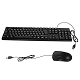 Accessoire informatique : design élégant et complet, adapté à différents besoins et s'accorde avec le style de conception, clavier filaire