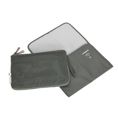 Bolsa para pañales LÄSSIG para cochecito que soluciona el desorden de pañales en viajes