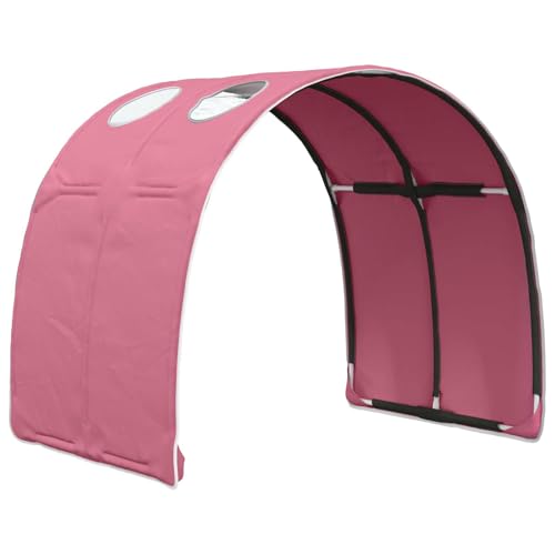 Túneles de cama rosa para renovar el dormitorio con soporte king size cómodo 4