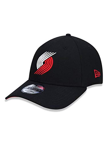 BONE 9FORTY NBA PORTLAND TRAILBLAZERS ABA CURVA SNAPBACK PRETO New Era
