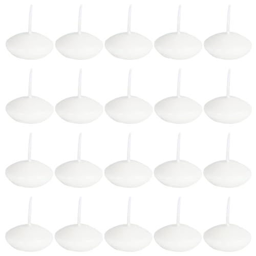 Housoutil 25 velas flotantes de boda de 8 horas, sin perfume, sin goteo, sin humo, minivelas para jarrones cilíndricos, centros de mesa en bodas, fiestas, piscina, vacaciones