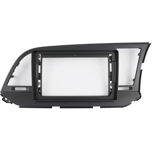 Ramka do radia Rama panelu radia Pasuje do Hyundaia Elantra 2012-2018, rama panelu DVD Double Din, 9-calowy zestaw wykończeniowy samochodowego, adapter montażowy audio