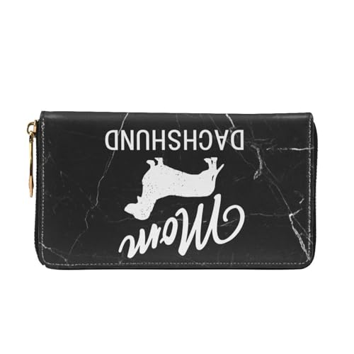 Dachshund Mom Dog Wallet Card Bag3