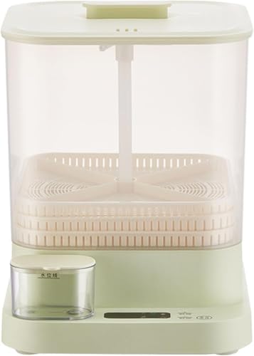 スプラウトポット 水耕栽培キット 全自動栽培機 豆苗プランター 3 層大容量 恒温発芽育苗ツール トレー付き 360° 自動散水 ボタン一操作 3 種植え付け方法 大豆 緑豆 落花生 エンドウ豆 家庭菜園 豆苗再生 夏休み 自由研究 食育 スマートマシン
