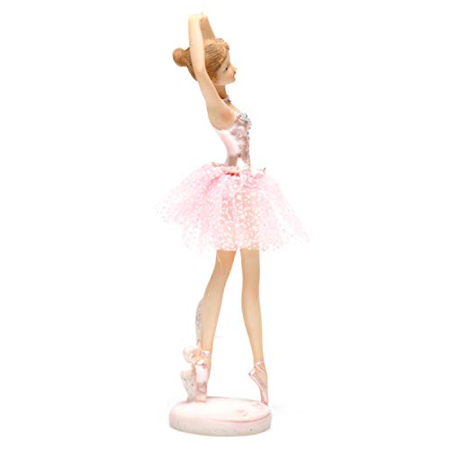 Dancing Ballerina Girl Figurine, Miniature Ballerina Girl Figure Collection Playset Doll Toy, Ballerina Girl Cake Topper, Ballerina Girl Plant Pot Craft Dollhouse Decoration, Cake Decoration - Thumbnail 3