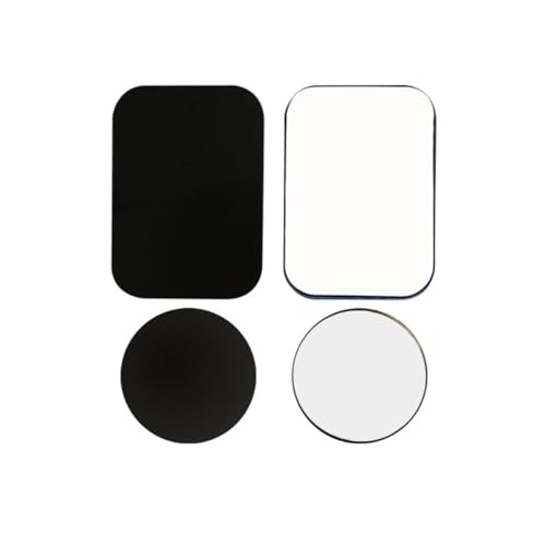 Piastra per Telefono 4 Pezzi Adesivo per Auto per Smartphone e Tablet Facile Installare