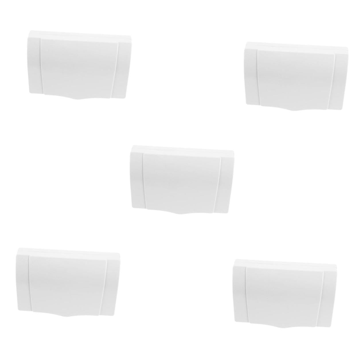 MAGICLULU 5 Pièces Cache-prise étanche protecteur mur couverture de sortie sûr Imperméabiliser salle de bains couvercle étanche de la prise couvercle de prise électrique Plastique blanche
