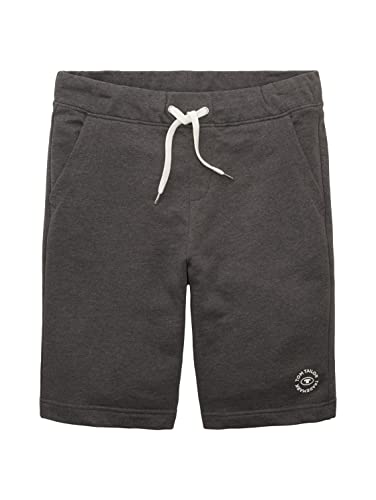TOM TAILOR Herren 1036329 Bermuda Sweatpants Shorts, 11086 - Dark Grey Melange, S – Ansicht 4