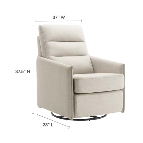 Sillón Plegable Tela Beige miniatura 3
