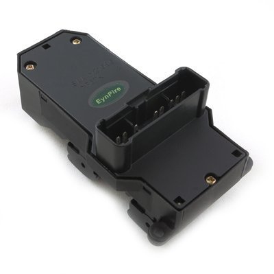 Eynpire 9105 Power Master Window Switch Control Front Left Driver Side for 2001-2005 Honda Civic; 2002-2006 Honda CR-V CRV