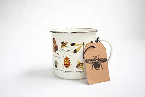 Gift Republic Insects Enamel Mug, 1 Count (Pack Of 1), Multicolor,500 Ml #TOP1