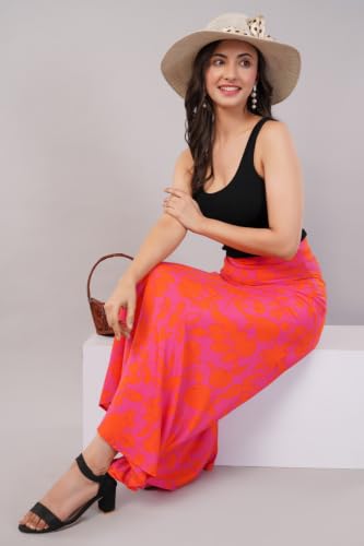 Image of Women's Printed Maxi Wraparound Skirt