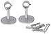 SPLASH _ METAL | Ø 16 | 2 supporti per testiera del letto 5 cm | Grigio Galet opaco