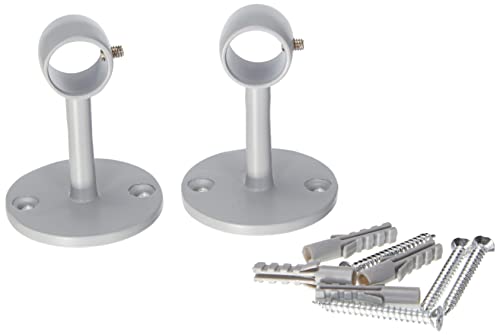 Splash Metal | Ø16 | 2 Supports Tête de Lit 5 CM | Gris Galet Mat