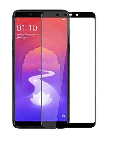 Image of DD SON Screen Protector Full Glue Coverage Edge to Edge Tempered Glass for Realme 1 /Oppo F5 (Black)