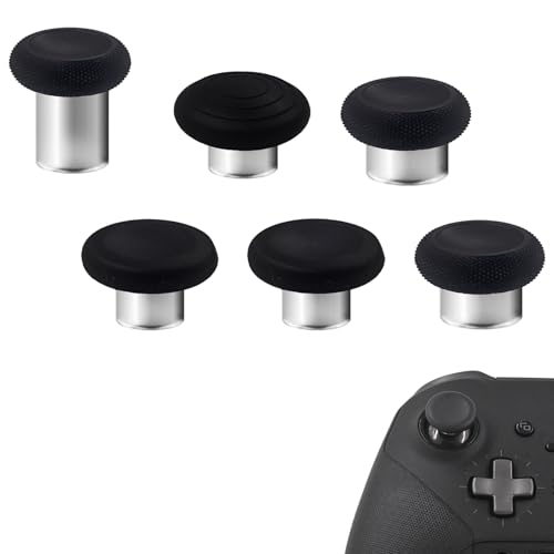 6 in 1 Elite Series 2 Thumbsticks for Xbox Elite Series 2 Controller(Black)