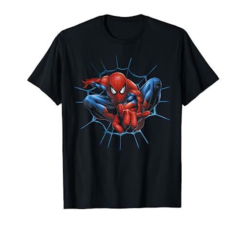 Marvel Spider-Man Web Sling Portrait T-Shirt