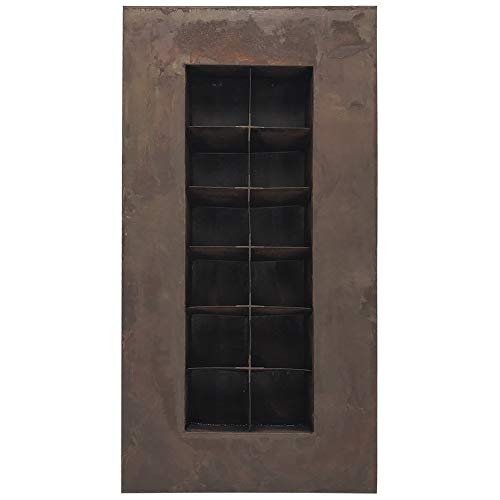 Vandue Modern Home Living Wall Galvanized Steel/Zinc Succulent Planter (Aged Zinc, 12 Pocket) - Image 3