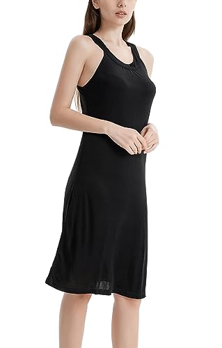 Mulberry Silk Nightgown Women’s Elegant Halter Neck Nightdress Sleeveless Sleepwear Tank Pajamas Dress Night Shirt2