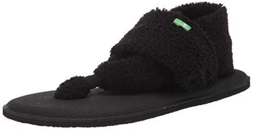 Sanuk Women's Yoga Sling 2 Chill Sandal, Black, 9 M US