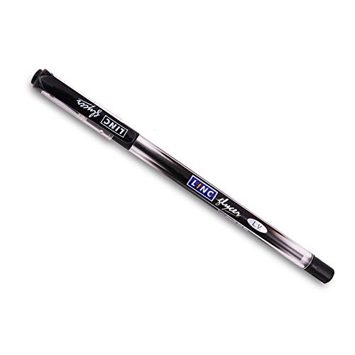 Image of Linc Glycer (0.6 mm) Ball Pen, Black, (15pcs) Glycer (0.7 mm) Ball Pen, Blue, 15 pcs