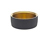 Godinger Black and Gold Coasters for Drink Spill Tabletop Protector