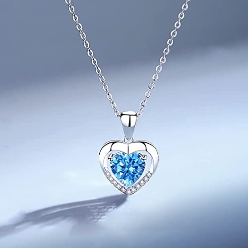 Crystal Pendant Set with Earrings - Heart Set