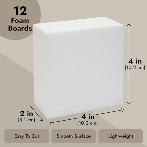 image for Juvale Floral Foam Blocks for Crafts & Flower Arrangements - 12-Pack 4