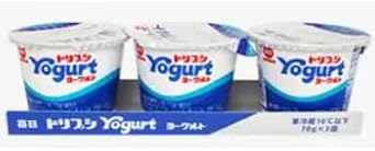 Daily Milk, Daily Dripsy Yogurt, 2.5 oz 70 g x 3 Packs x 2 6 Packs, Cool Orics/Yogurt Dairy Products