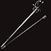 Cosplay Martial Sword Arts Renaissance Rapier Fencing Spanish Swept Hilt Guard Sword Black