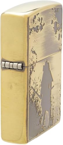 Encendedor Zippo Aceite con Estilo Vintage y Acabado Antiguo miniatura 5