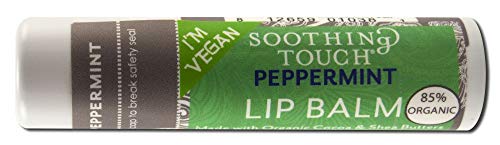 Soothing Touch Lip Balm with Organic Cocoa & Peppermint - 0.25 oz