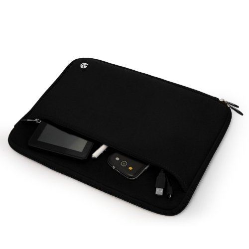 Funda protectora de neopreno negra para laptop 13.3 pulgadas miniatura 2