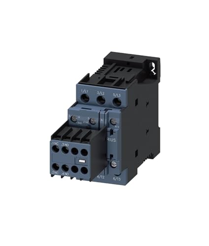Contacteur AC-3 25A 11kW triphasé avec bobine 24V DC et contacts 2NO+2NF