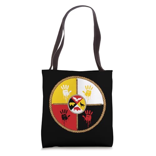 Bolso tote Rueda Medicinal Nativa Americana MMIW miniatura 1